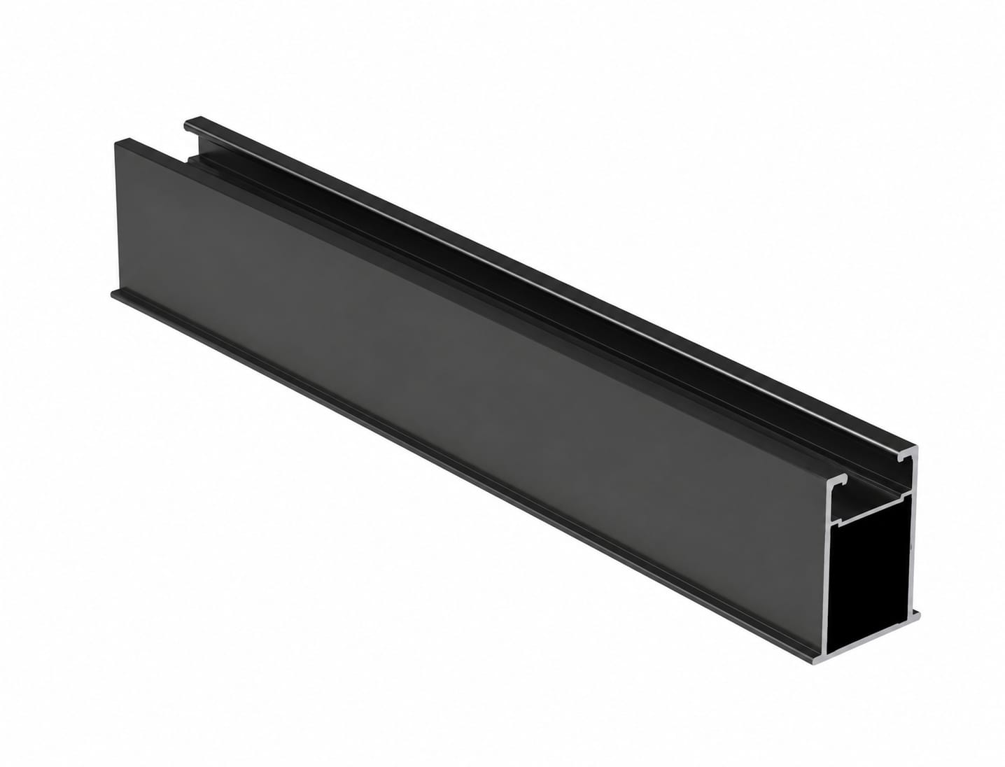 Lever Solar Alu-Schiene A020 Schwarz 1250 mm